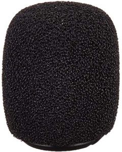 Shure RK183WS - Parabrisas de espuma para MX183 MX184 MX185 Beta 98 Wl183 Wl184 y Wl185 (4), color negro